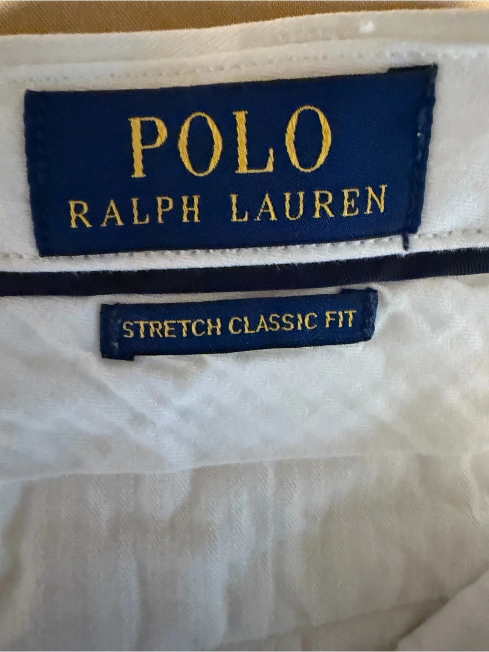 Polo by Ralph Lauren White Embroidered Polo Player Men’s Shorts